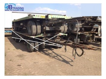 Burg open laadbak Steel suspension - Container transporter/ Swap body trailer