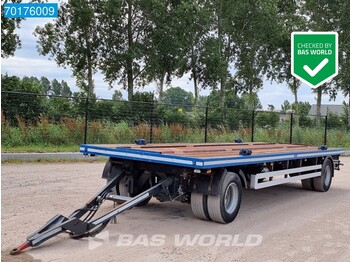 GS Meppel PRA-20 2 axles BPW Plateau Anhänger - Container transporter/ Swap body trailer
