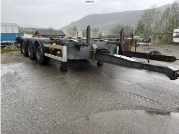 HFR tridem påhengsvogn - Container transporter/ Swap body trailer