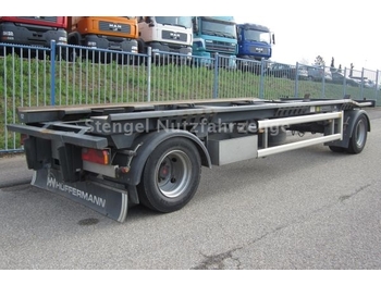 HUEFFERMANN 18 t 2-Achs Kombianhänger Abroll- & Absetzmulden - Container transporter/ Swap body trailer