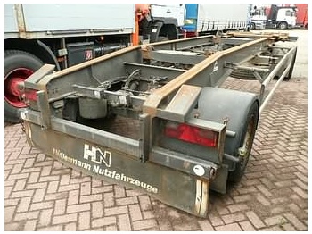 HUEFFERMANN TRASH CONTAINER - container transporter/ swap body trailer