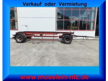 Hüffermann 2 Achs Abrollmuldenanhänger  - Container transporter/ Swap body trailer