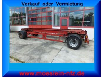 Hüffermann 2 Achs Schlittenanhänger, Abrollmulden  - Container transporter/ Swap body trailer