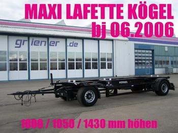 Kögel AWE 18 LAFETTE MAXI 1000 / 1430 mm höhe - container transporter/ swap body trailer