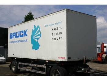 Krone 2-Achs BDF Lafette  m. Koffer  - Container transporter/ Swap body trailer