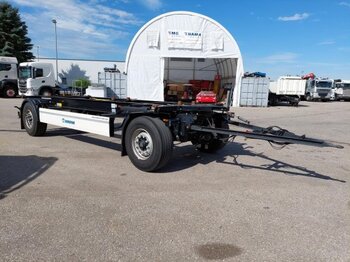 Krone AZ 18, Standard-Lafette BPW-Achsen, - Container transporter/ Swap body trailer