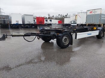 Krone AZ 18, Standard-Lafette Krone-Achsen, - Container transporter/ Swap body trailer