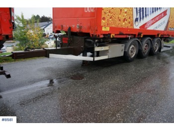  Narko 3 axle container trailer with lift. - Container transporter/ Swap body trailer