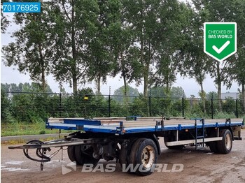 Netam-Fruehauf ANCR 20 110 A 2 axles Lenkachse Hartholz-Bodenn - Container transporter/ Swap body trailer