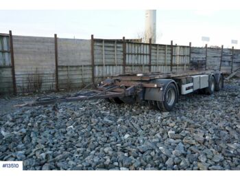  Nor slep container trailer w/ tipper - Container transporter/ Swap body trailer