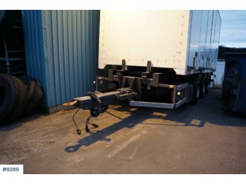 Norslep 3 axle container trailer with rear lift - Container transporter/ Swap body trailer