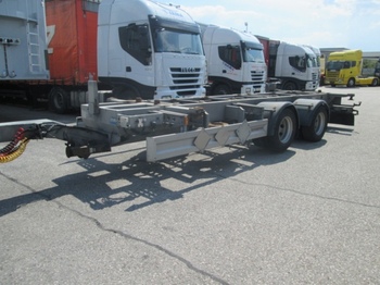  Scheuwimmer Tandem-Lafette ,2 Stück - container transporter/ swap body trailer