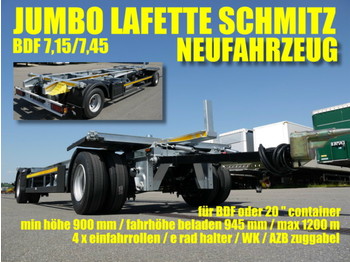 Schmitz AWF 18 jumbo maxi zwillingsb.min 900-1200 mm !!! - Container transporter/ Swap body trailer