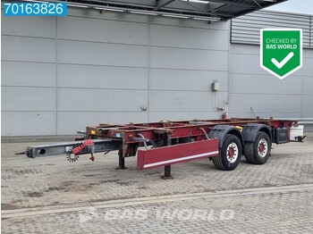 Schmitz Cargobull ZWF18 2 axles BDF 20ft TwistLocks Jumbo Tandem-Lafette - Container transporter/ Swap body trailer