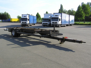 Sommer Jumbo BDF 1 Achs Anhänger Bereifung 80%! - Container transporter/ Swap body trailer