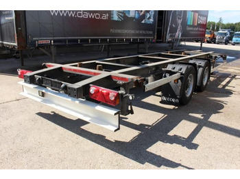 Container transporter/ Swap body trailer Wecon WECON AWZ218 BDF Volumen