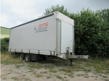 Fliegl TPS 118 Tandem Gardine, Edscha,Unfall,fahrbereit  - Curtainsider trailer