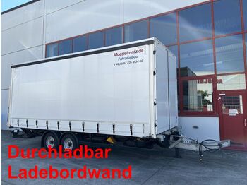 Möslein  Tandem Planenanhänger, Ladebordwand 1,5 t + Dur  - Curtainsider trailer