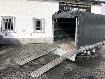  Unsinn - Multitransporter Hochplane Rampen Winde niedrige - Curtainsider trailer