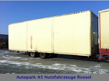 Wackenhut Tandemanhänger 80 m³ 10,5 m 1x Aluwand - Curtainsider trailer