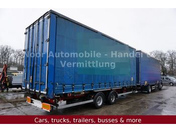 Wecon AWZ218 Tiefgekoppelt Tandem BDF+Brücke*Tautliner  - curtainsider trailer