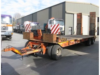 Low loader trailer DESOT Desot Dieplader Bladgeveerd: picture 1