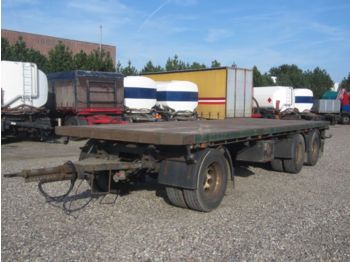 Dropside/ Flatbed trailer DIV. DAPA 3 Achs Holz / Plattform: picture 1