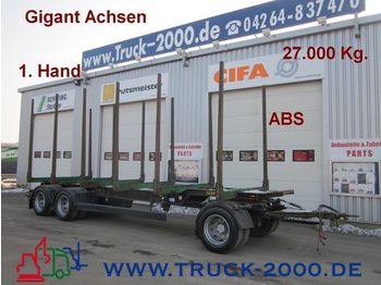 Trailer for transportation of timber DOLL 3 Achs Holzanhänger 21.4t. Nutzlast 1.Hand: picture 1
