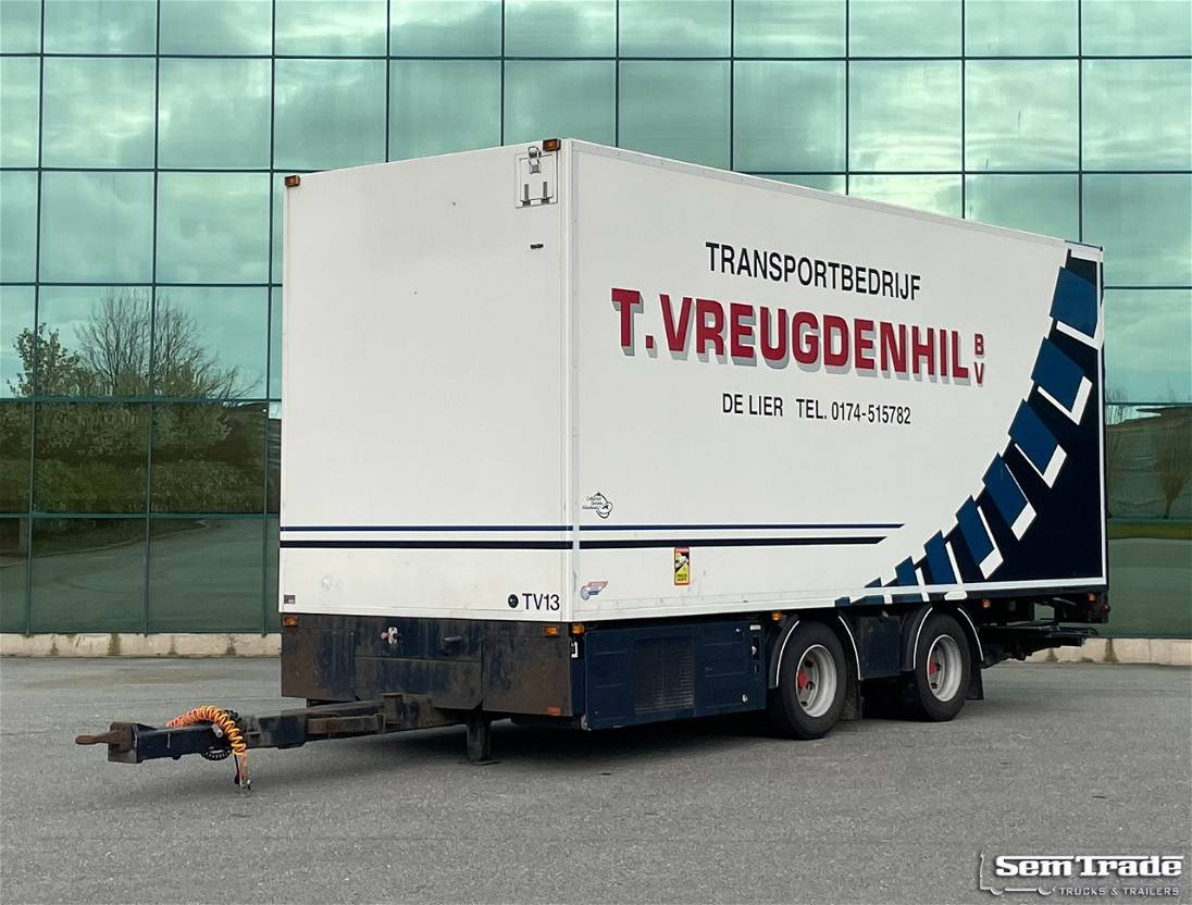 DRACO 2-Axle VAN Beurden Isolated BOX Thermo King 725 x 250 x 285 Inside Tail Li  - Refrigerator trailer: picture 1