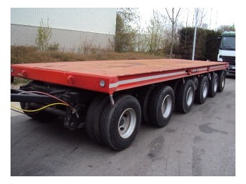 Dropside/ Flatbed trailer De Angelis 6R750B: picture 1