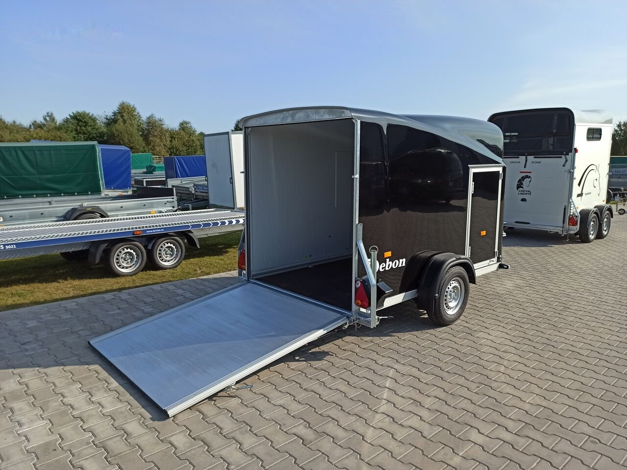 Debon Cargo 1300 + drzwi boczne / side doors cargo van box Cheval - Closed box trailer: picture 3