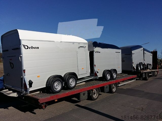 Debon Roadster C500XL extralang weiss Pullmann - Closed box trailer: picture 4