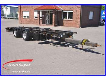 Container transporter/ Swap body trailer Dinkel 15 x DTAWN 18 Jumbo, Tandem BDF, Lift-Achse, Sta: picture 1