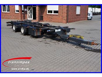 Container transporter/ Swap body trailer Dinkel 5 x DTAWN 18 Jumbo, Tandem BDF, Lift-Achse, Stap: picture 1