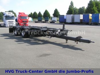 Container transporter/ Swap body trailer Dinkel DTAWN 18000 Jumbo / Mitnahmestaplerhalterung: picture 1