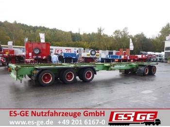 Low loader trailer for transportation of heavy machinery Doll 5-Achs-Anhänger - Containerverriegelungen: picture 1