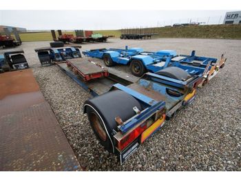 Low loader trailer for transportation of heavy machinery Doll Baggerbett ausziehbar/tiefbett: picture 1