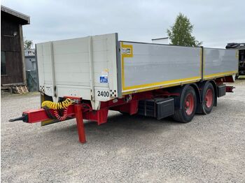 Dinkel DTAP 18000 Tandem Baustoff hochgekuppelt  - Dropside/ Flatbed trailer