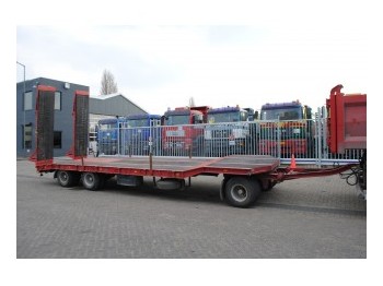 Goldhofer 3 AXLE TRAILER with RAMPS - Dropside/ Flatbed trailer