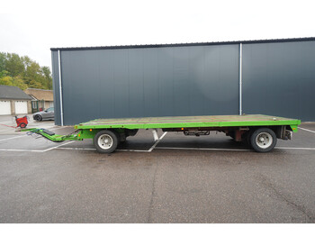 Groenewegen 2 AXLE FLATBED WITH TWIST LOCKS 20FT - Dropside/ Flatbed trailer