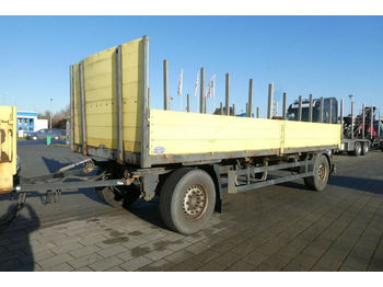 Dropside/ flatbed trailer HAPA 18-7.1 Baustoffanhänger Haser