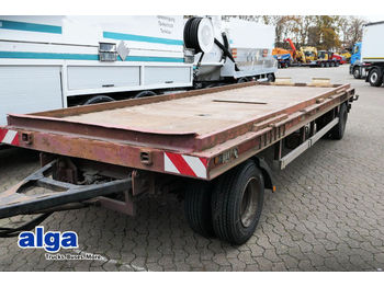 Hoffmann LCM 18, 6,9 m lang, Blattfederung, Absetz-Anh.  - Dropside/ Flatbed trailer