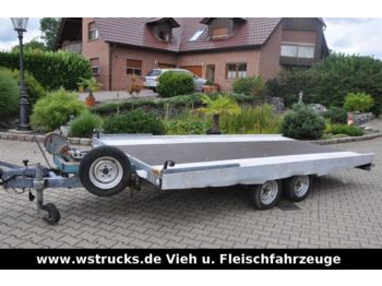 Humbaur Autotransporter mit Rampen 3,5 t  - Dropside/ Flatbed trailer