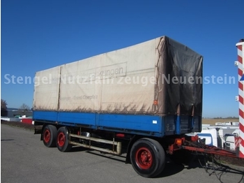 Kässbohrer 24t 3-Achs Anhänger 8,20m Ladefl.Ballentransport  - Dropside/ Flatbed trailer