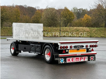 Kempf PA 18 Alu Boden Alu Felgen TOP Zustand  - Dropside/ Flatbed trailer