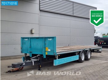 LAG AMM 18 01 2 axles Hartholz-Boden Tandem 2-achs BPW - Dropside/ Flatbed trailer