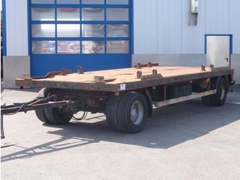 MUELLER-MITTELTAL 18to 2-Achs Anhänger Plattform * Ballenwagen* - Dropside/ Flatbed trailer
