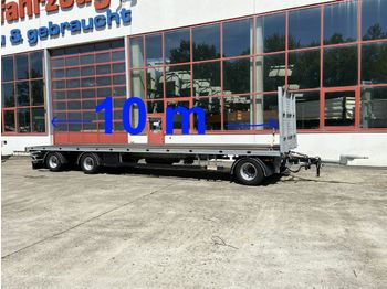 Möslein  3 Achs Jumbo- Plato- Anhänger, 10 m Ladeflächen  - Dropside/ Flatbed trailer