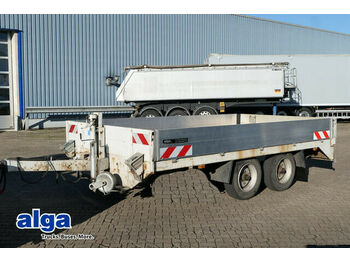 Obermaier TUE 65 A mit Alu-Rampen  - Dropside/ Flatbed trailer