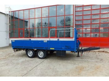 Obermaier Tandem Gerüst  Anhänger  - Dropside/ Flatbed trailer